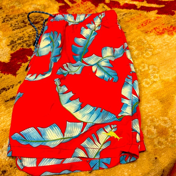 Tropical swim trunks one time use used item - Picture 1 of 4